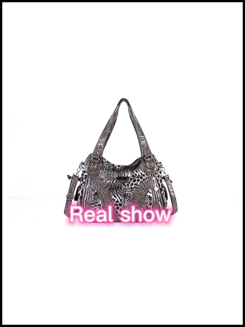 Washed PU Leather Tote Shoulder Bag Crossbody Satchel